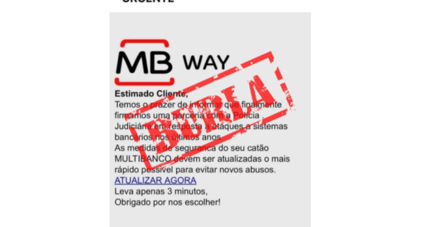 PSP alerta para nova burla através do MB WAY