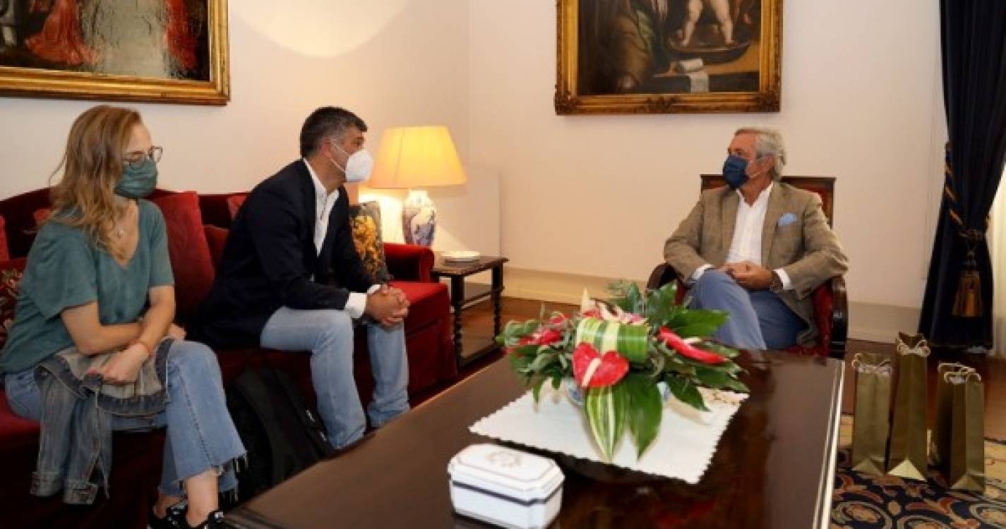 Presidente da Assembleia Legislativa da Madeira recebeu o escritor Alexandre Faria