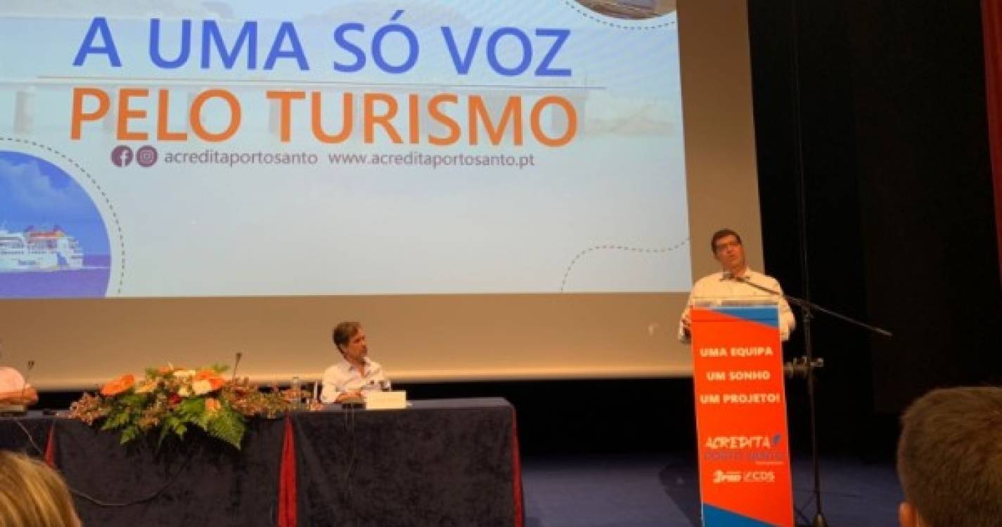 Nuno Batista vai criar um Congresso Anual do Turismo no Porto Santo