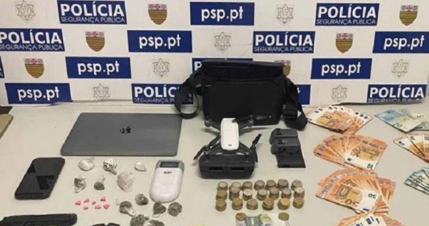 PSP detém homem no Funchal por tráfico de estupefacientes e posse de material furtado