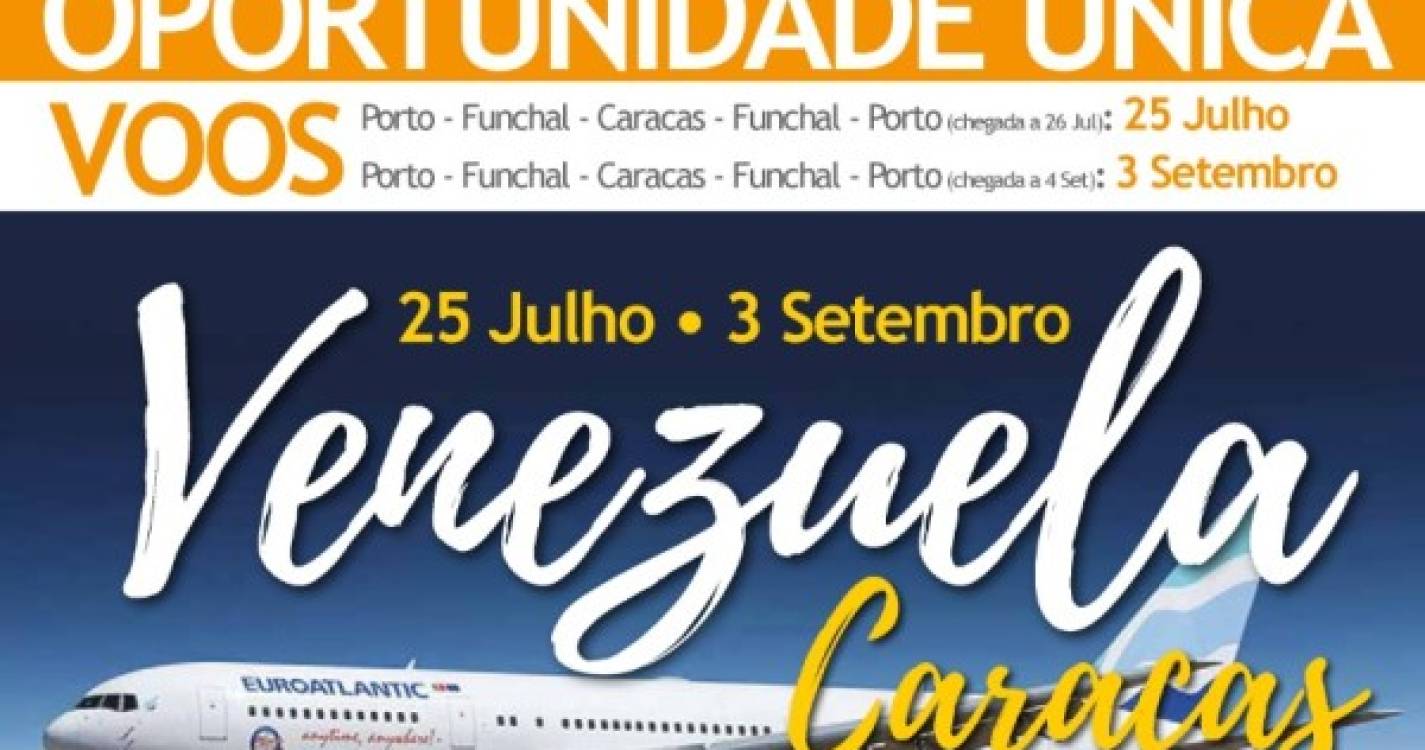 Viagens rumo a Caracas já têm data e preços definidos