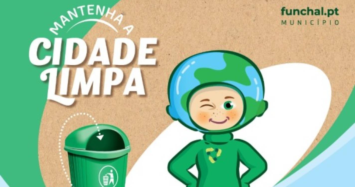 Funchal lança campanha de sensibilização 'Lixo no chão, NÃO!'