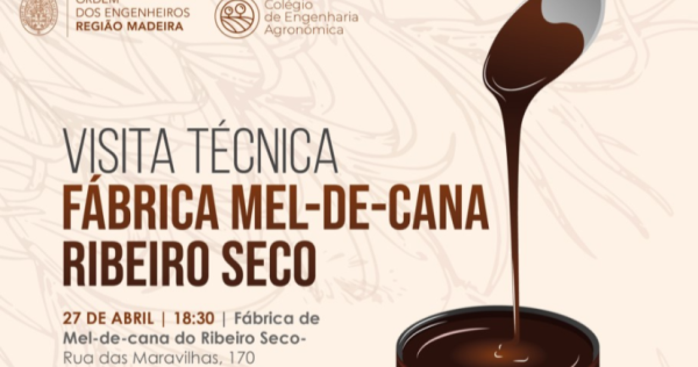 Ordem dos Engenheiros promove visita técnica à Fábrica de Mel-de-Cana do Ribeiro Seco