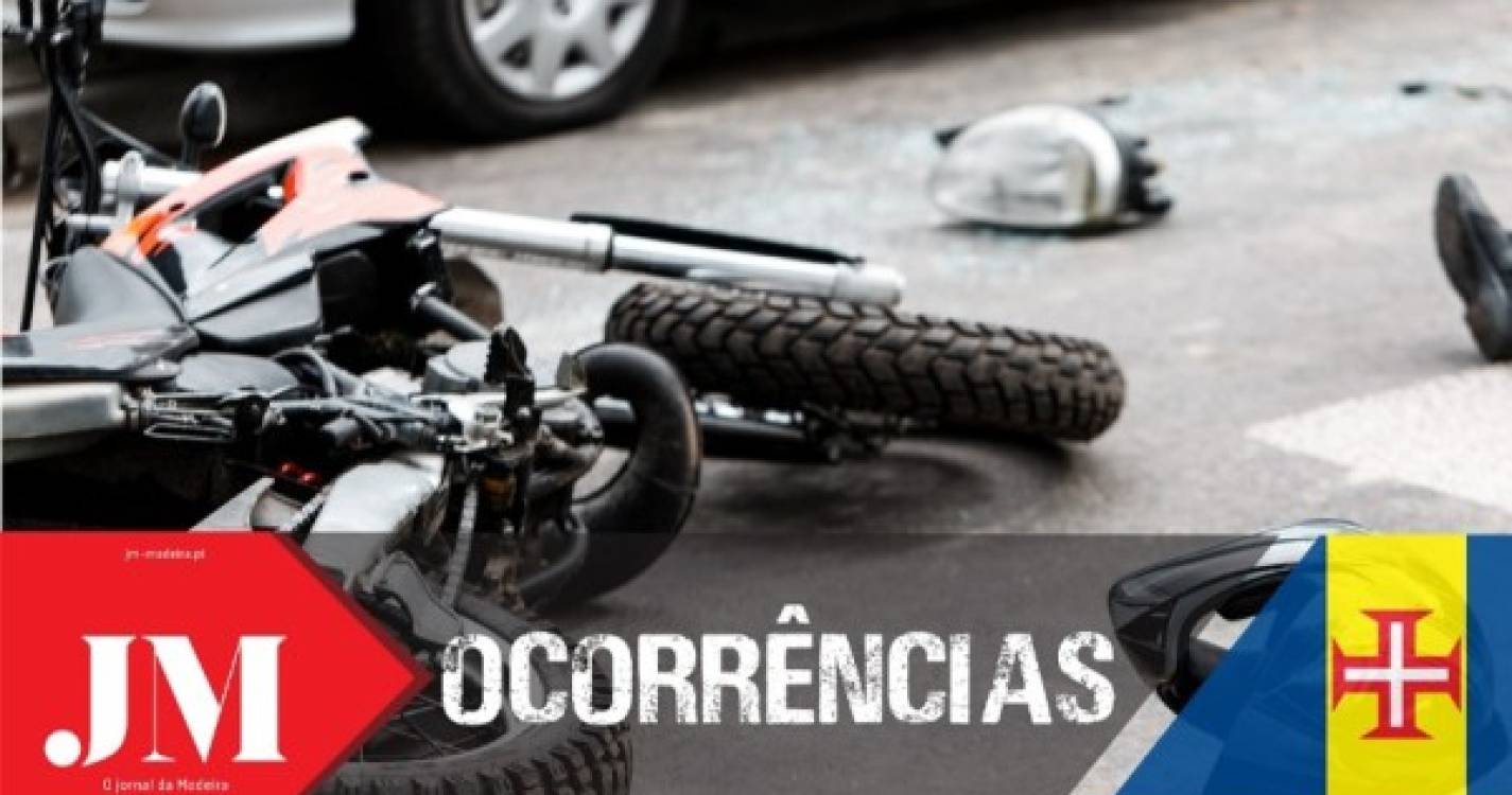Despiste de moto na Ponta de Sol fez um ferido