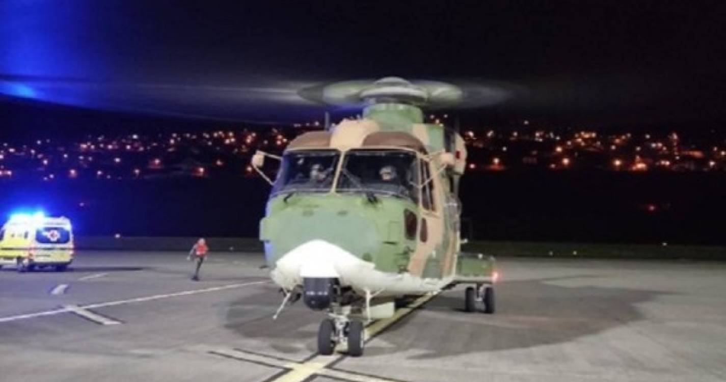 Força Aérea realizou transporte de uma doente urgente para a Madeira