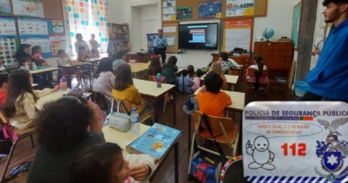 Dia Europeu do 112 comemorado com ação de sensibilização em escola na Ponta do Sol