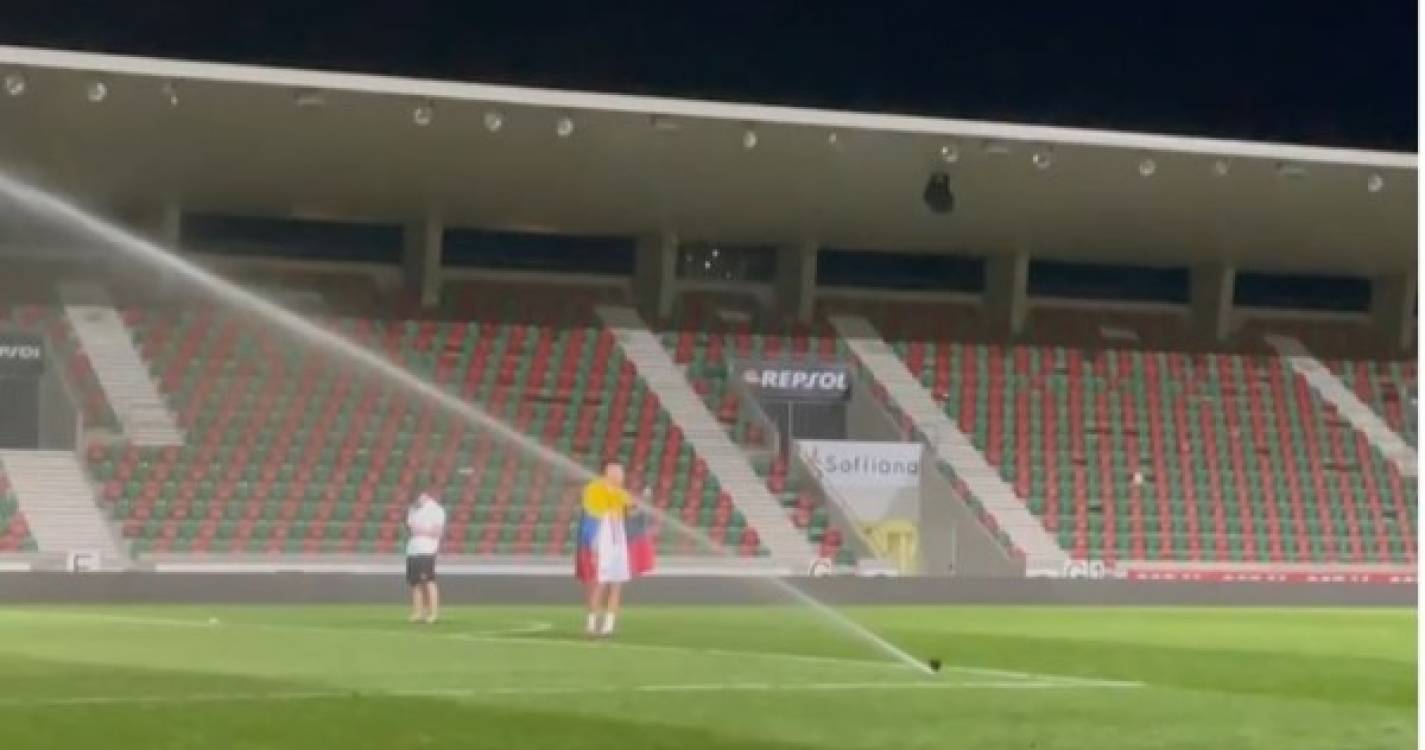 Marítimo ligou aspersores durante a festa do Estrela (com vídeo)