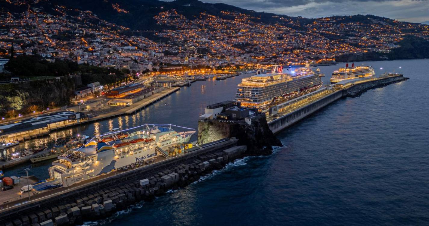 Borealis e Mein Schiff 7 hoje na Pontinha