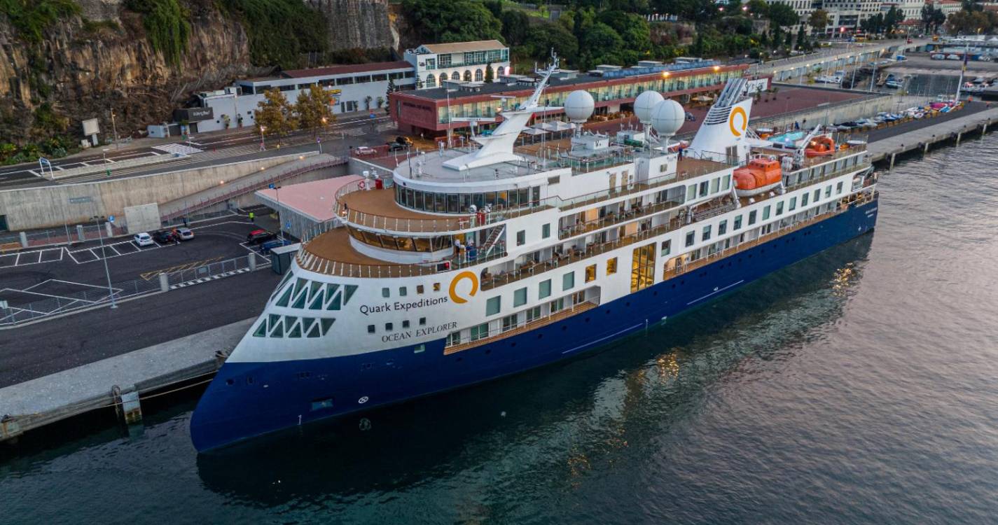 Estreante ‘Ocean Explorer’ já está no porto do Funchal