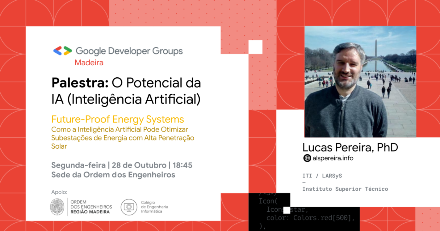 GDG Madeira e a Ordem dos Engenheiros promovem conversa sobre Inteligência Artificial na energia