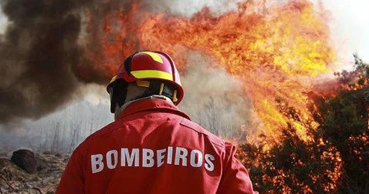 Incêndio no exterior de empresa na Trofa mobiliza cerca de 50 operacionais