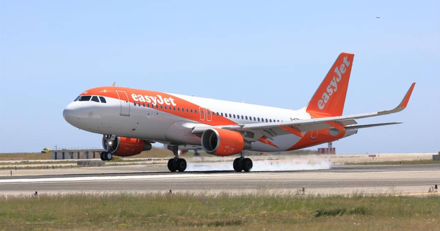 easyJet reforça rotas para verão de 2025 para o Funchal e Porto Santo