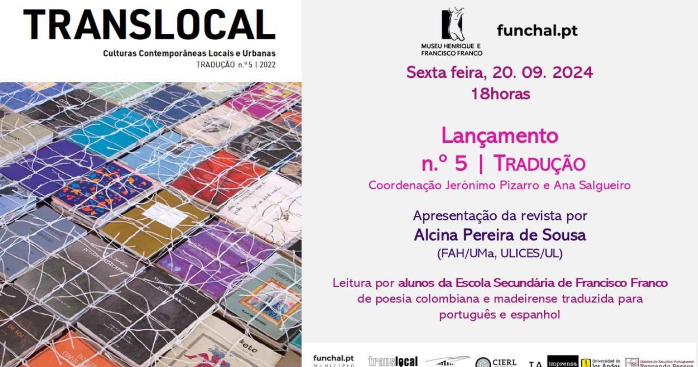 ‘Tradução’ é o tema central do próximo número da revista TRANSLOCAL