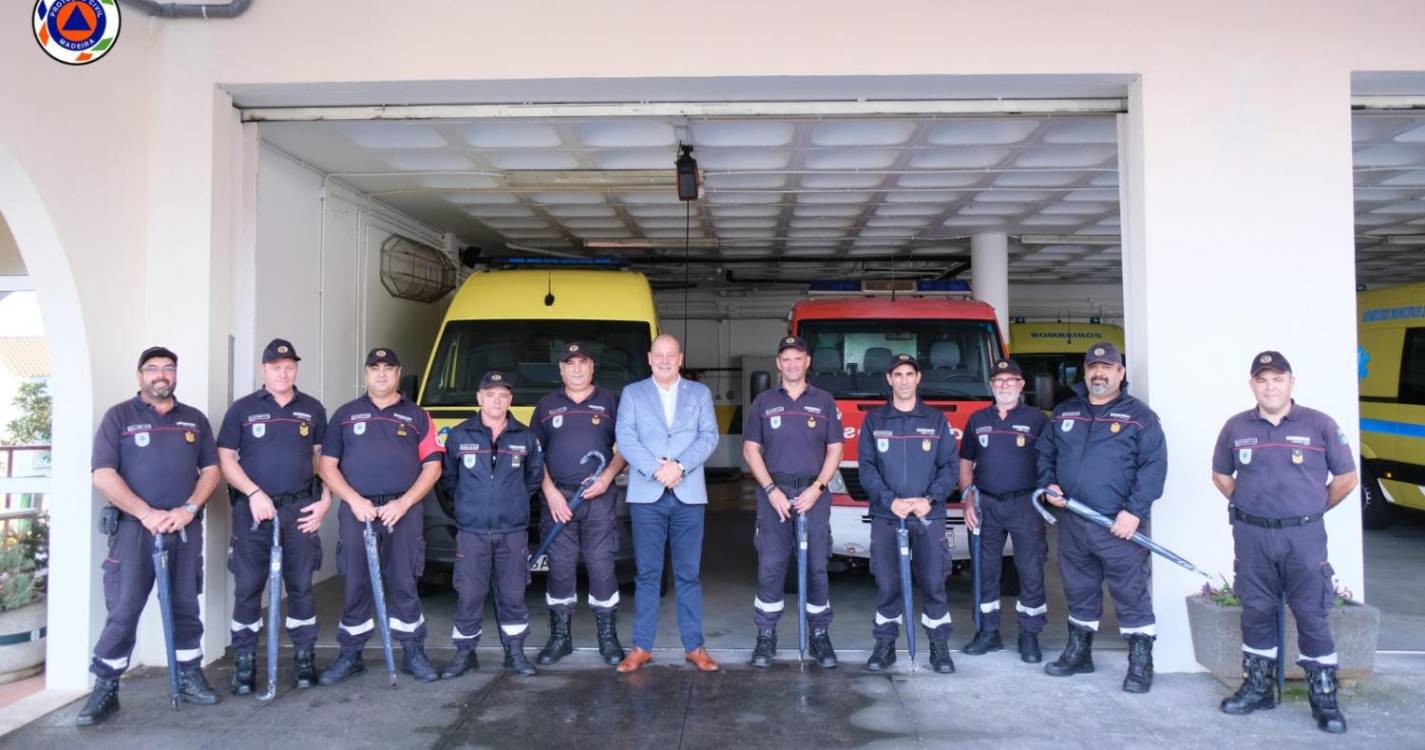 Presidente da Proteção Civil visitou corpos de bombeiros e despede-se das funções