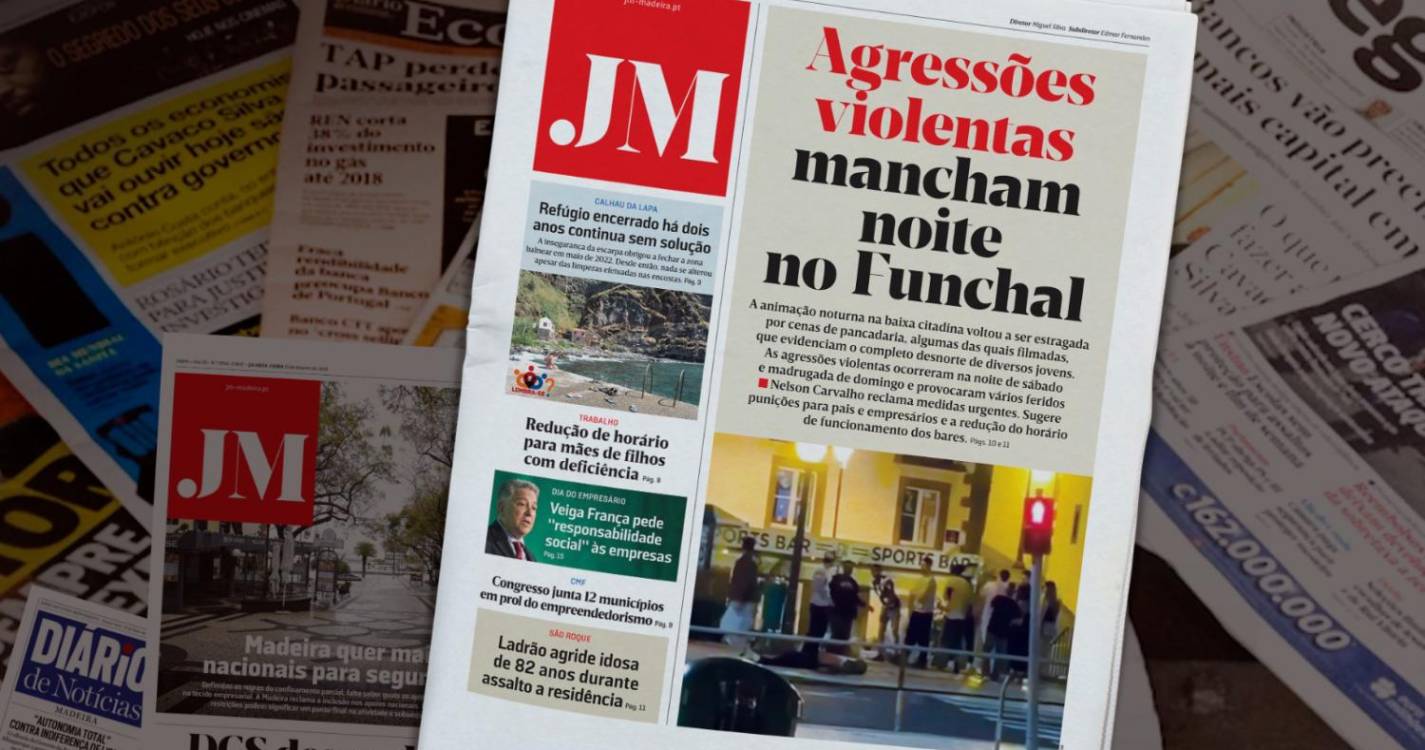 Agressões violentas mancham noite no Funchal