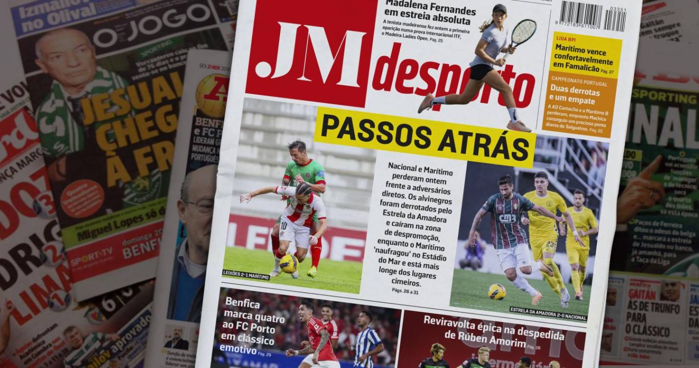 Marítimo e Nacional dão ‘passos atrás’