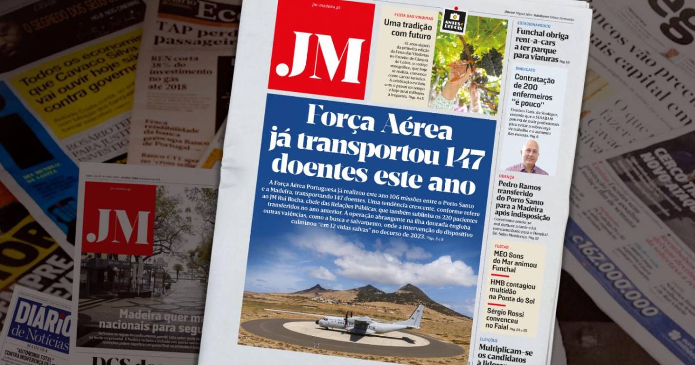 Força Aérea já transportou 147 doentes este ano