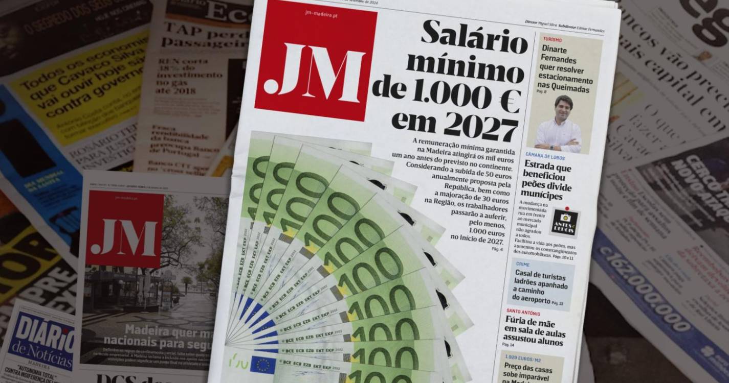 Salário mínimo de 1.000 € em 2027