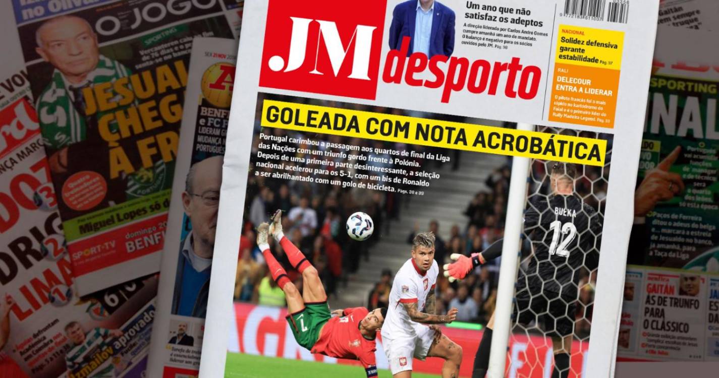 Goleada com nota acrobática