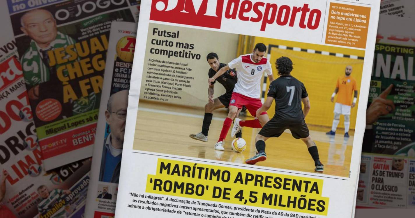 Marítimo apresenta ‘rombo’ de 4,5 milhões