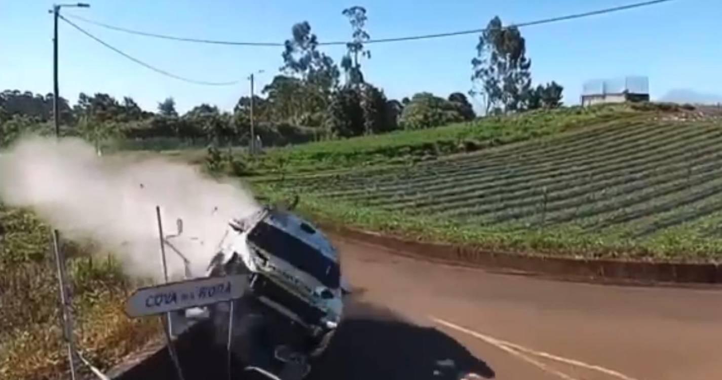 Acidente de Garcia Gutiérrez motiva nova interrupção no Rali Vinho Madeira (com vídeo)