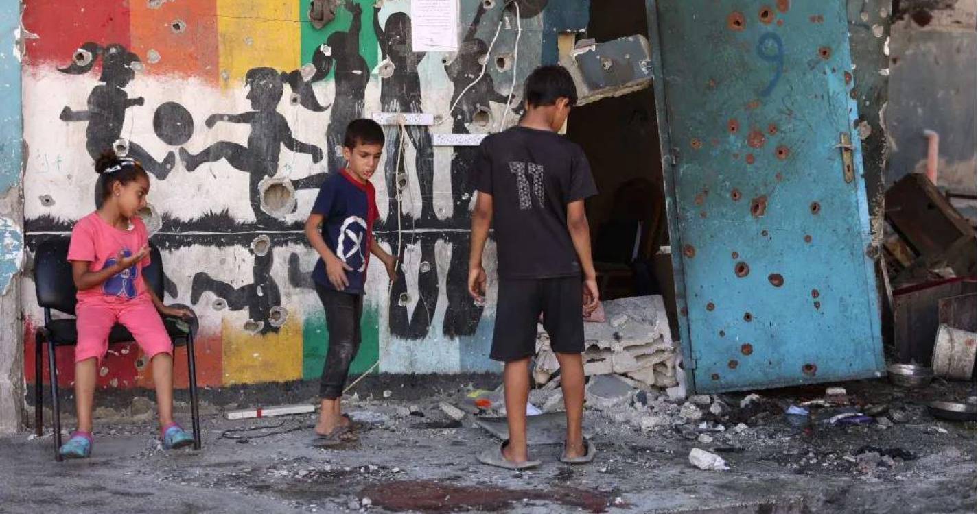 Médio Oriente: Seis em cada dez escolas da Faixa de Gaza sofreram ataques diretos - UNESCO