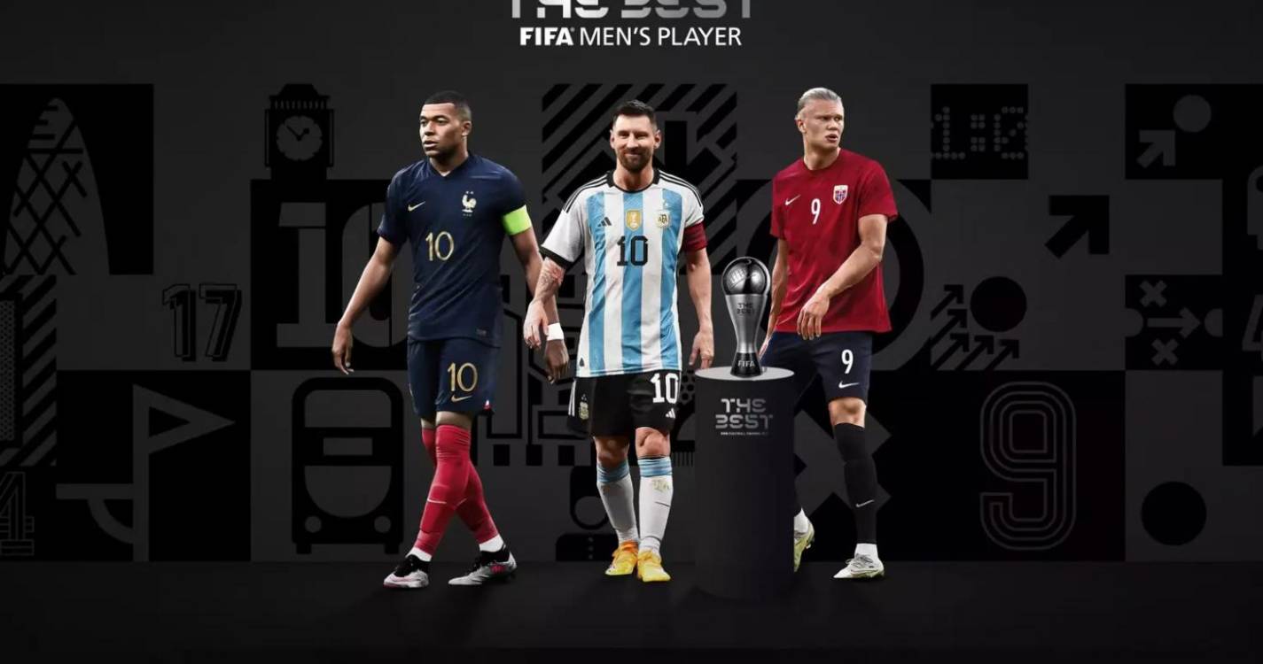 Favorito Haaland, detentor Messi e Mbappé finalistas do prémio The Best da FIFA