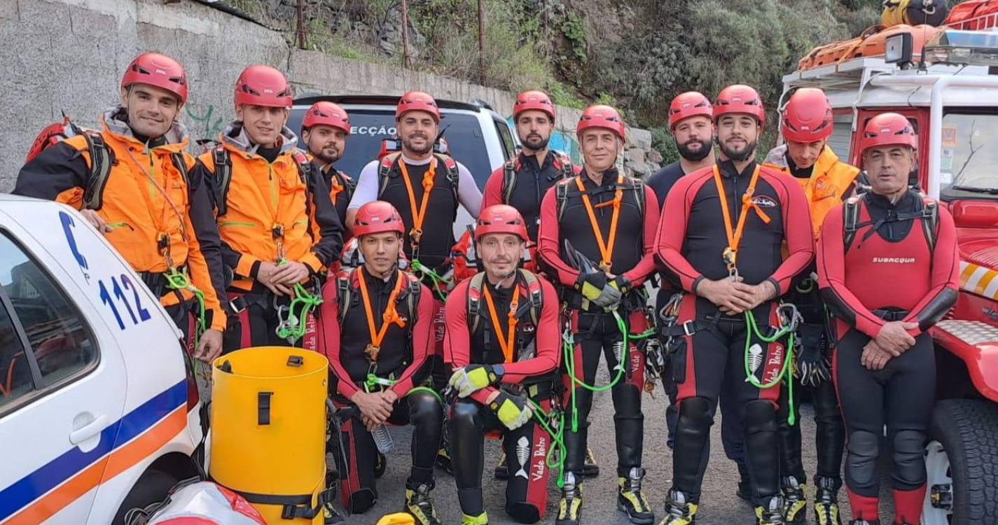 Equipa de Resgate dos BVM conclui formação para atuar em ambiente de canyoning