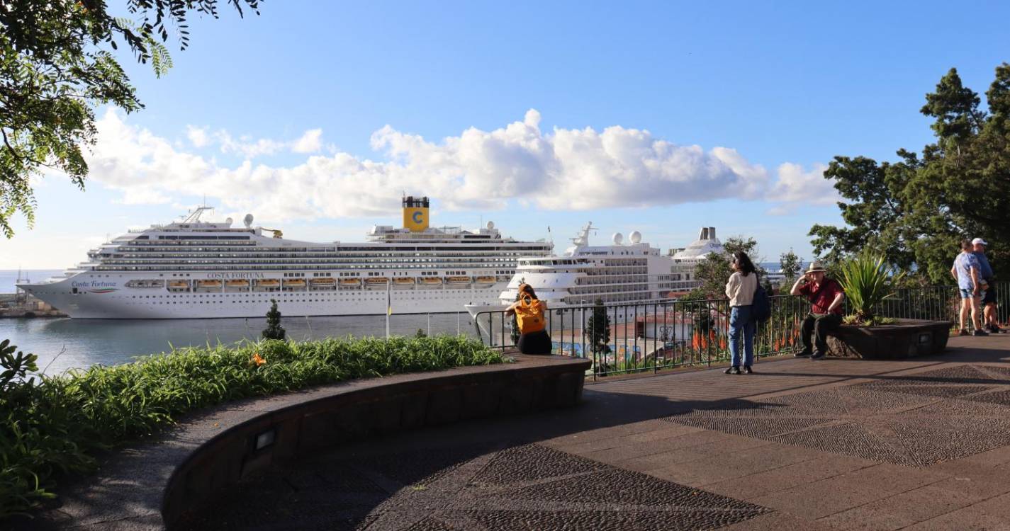 Mais de 4 mil pessoas visitam hoje o Funchal a bordo de dois navios