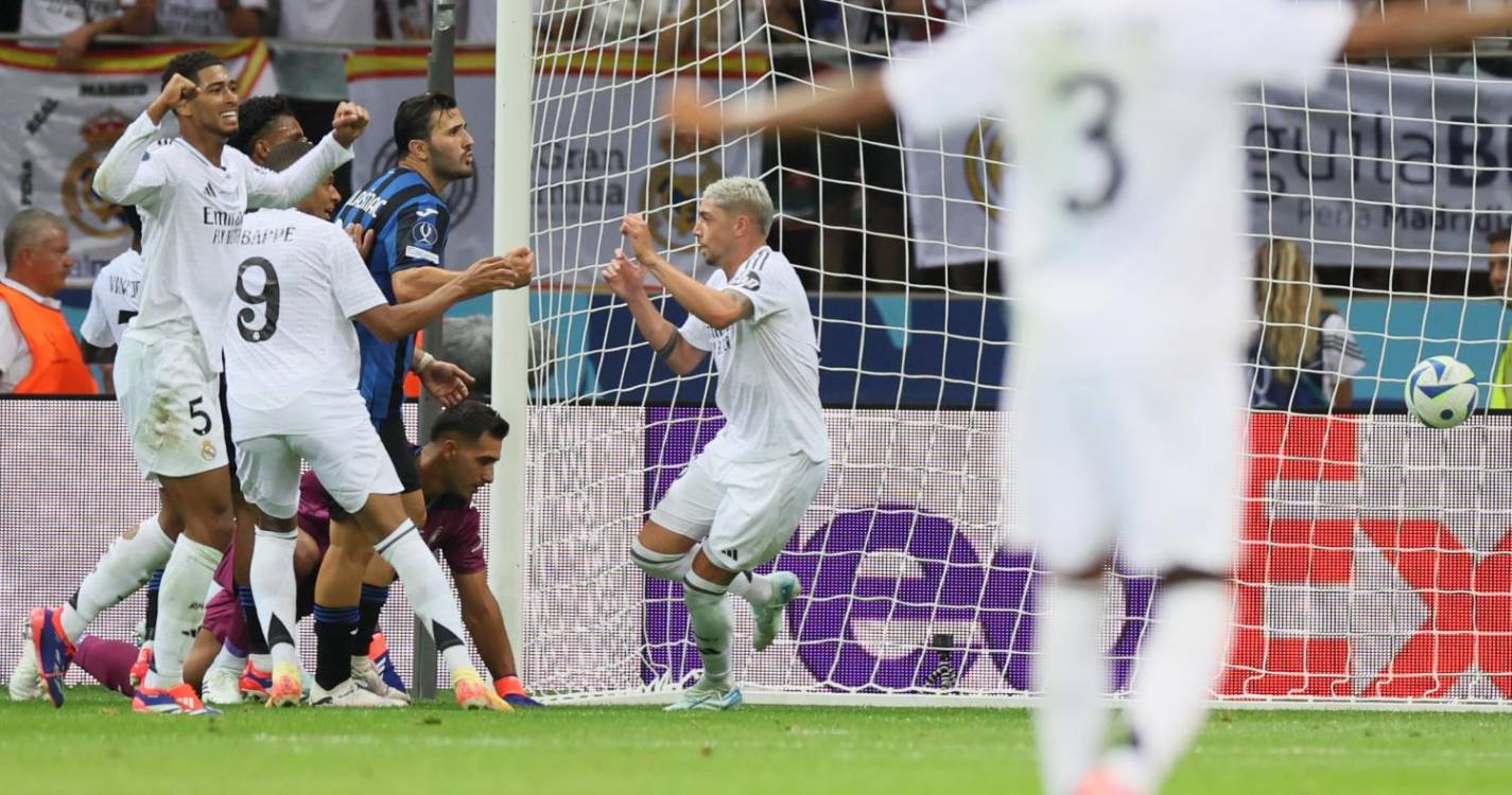 Real Madrid vence Atalanta e destaca-se no historial com sexta Supertaça Europeia