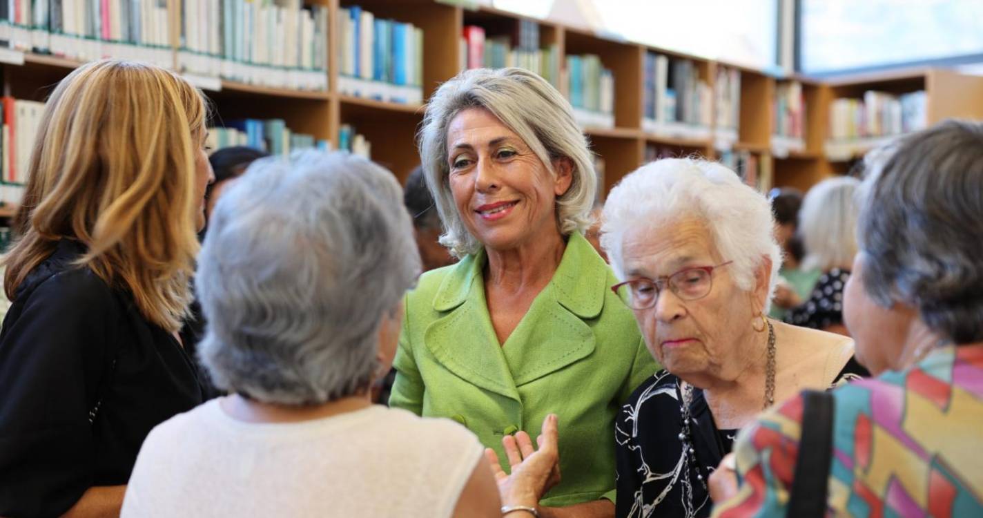 Ana Sousa no arranque da Universidade Sénior de São Vicente