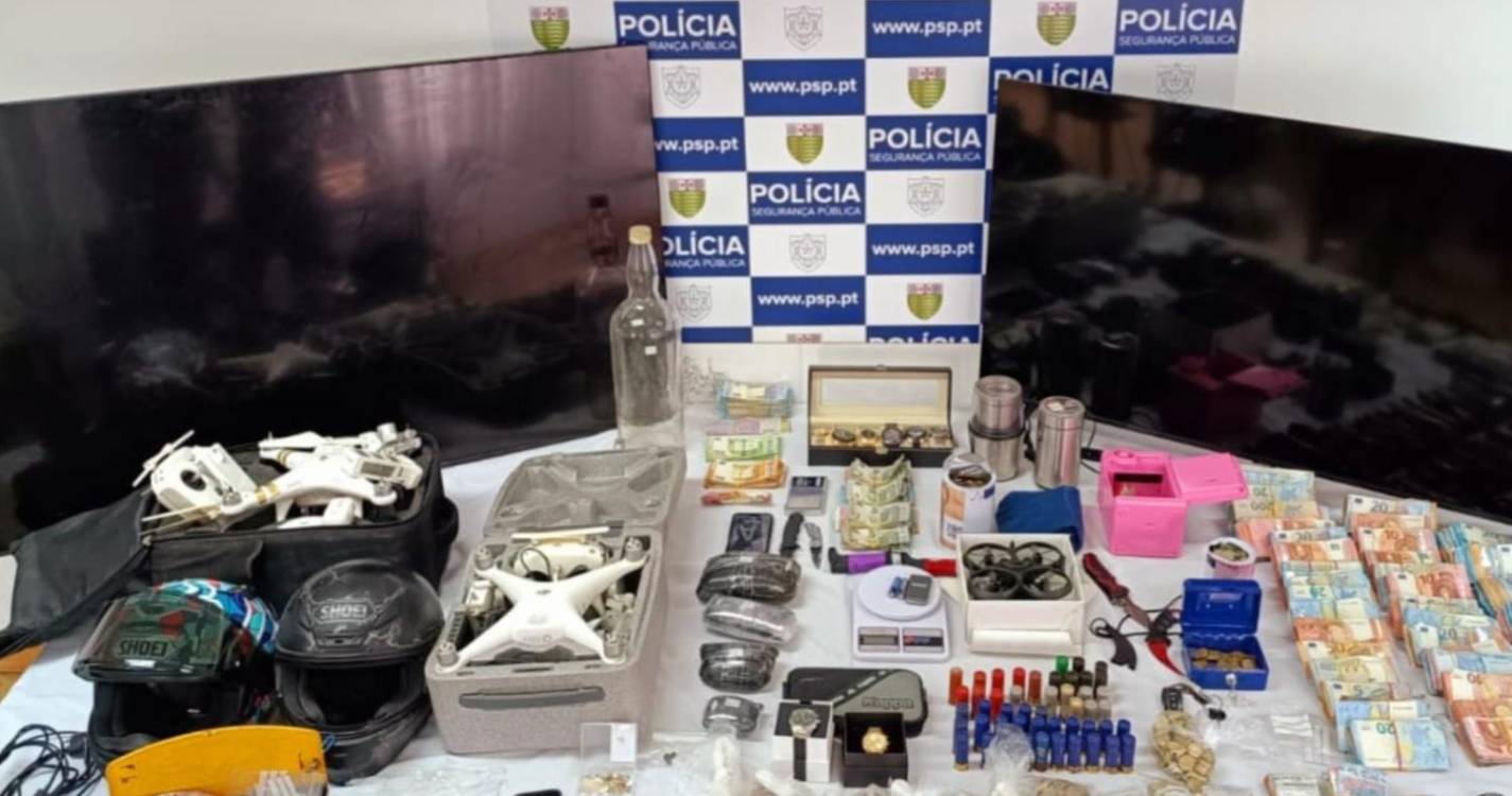 “Bloom” e outras drogas aprendidas em operação especial de prevenção criminal da PSP no Estreito