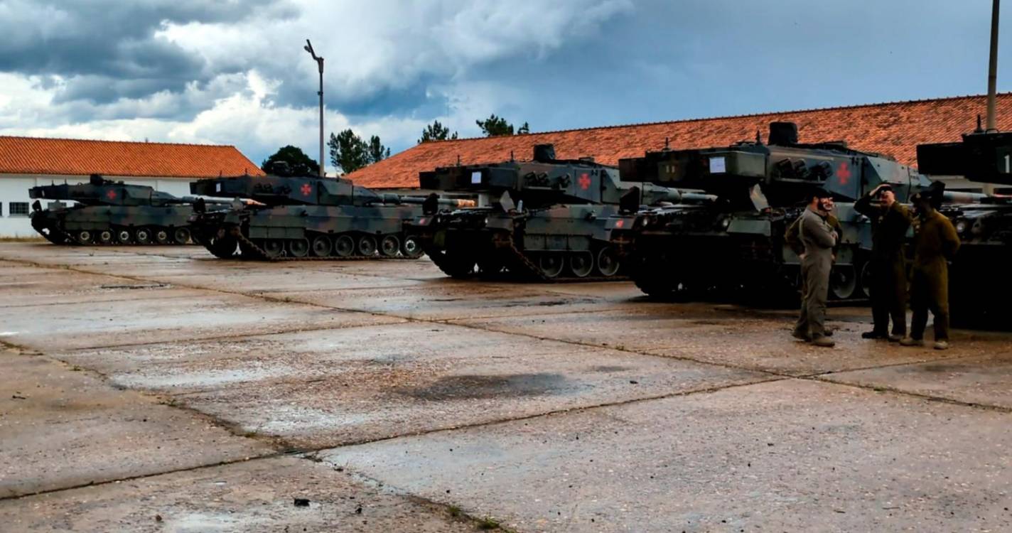 Militares portugueses em exercícios na Eslováquia