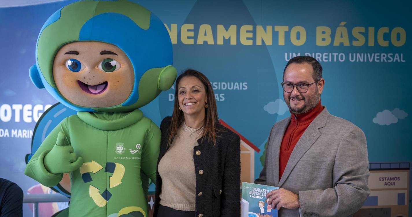 Funchal celebra Dia Mundial do Saneamento Básico com apresentação de livro educativo infantojuvenil sobre águas residuais