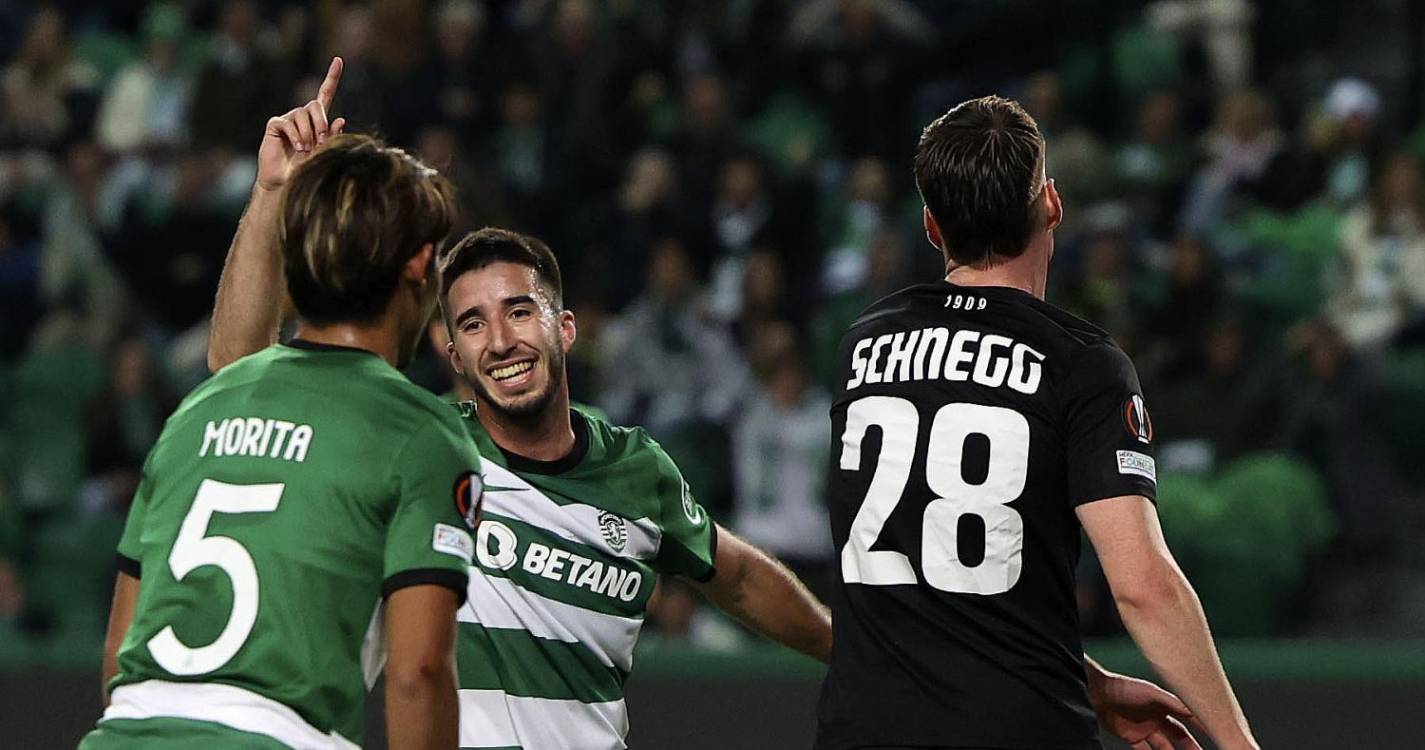 Liga Europa: Sporting fecha Fase de Grupos com vitória sobre o Sturm Graz