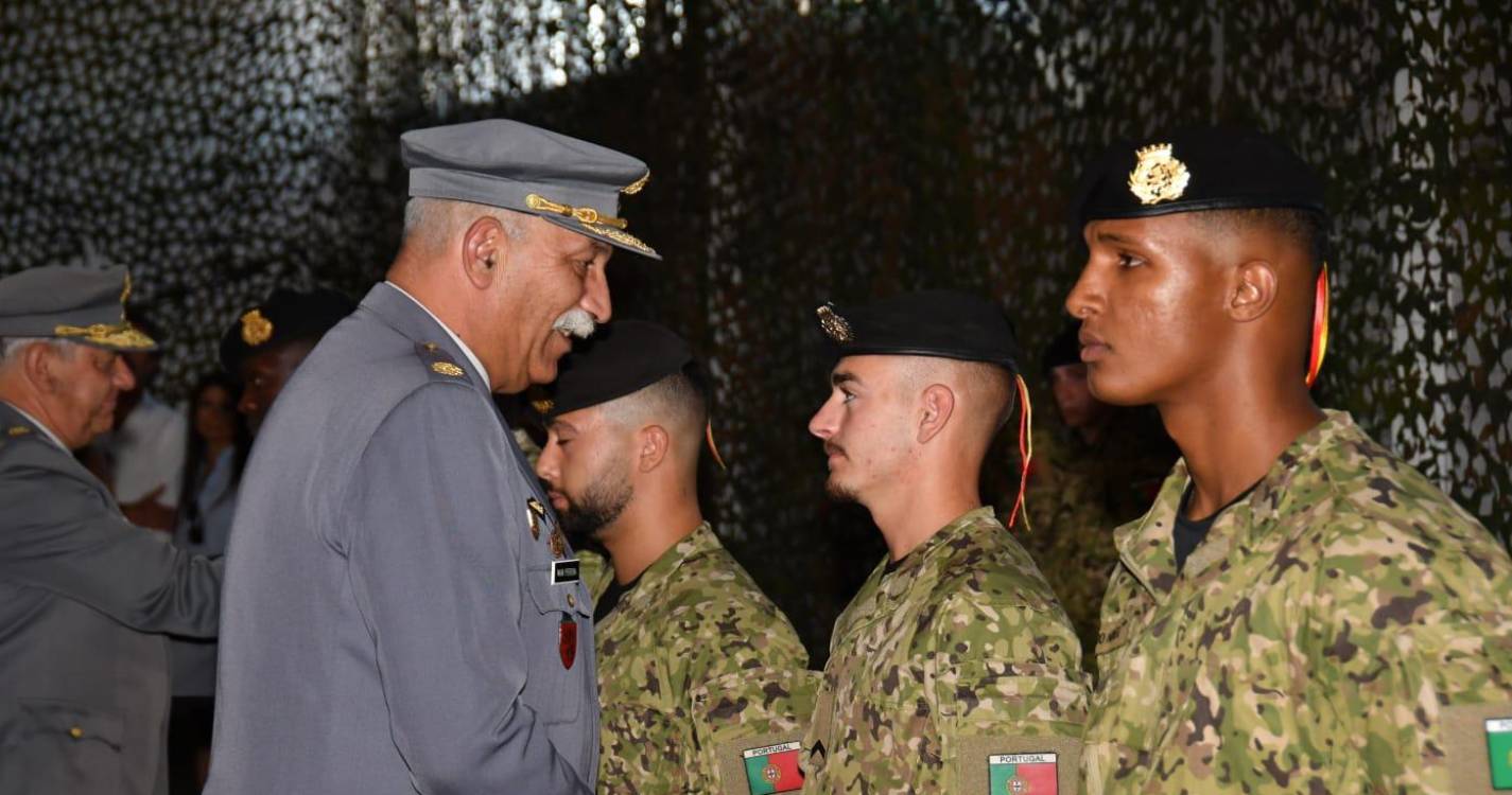 Militares portugueses em exercícios na Eslováquia