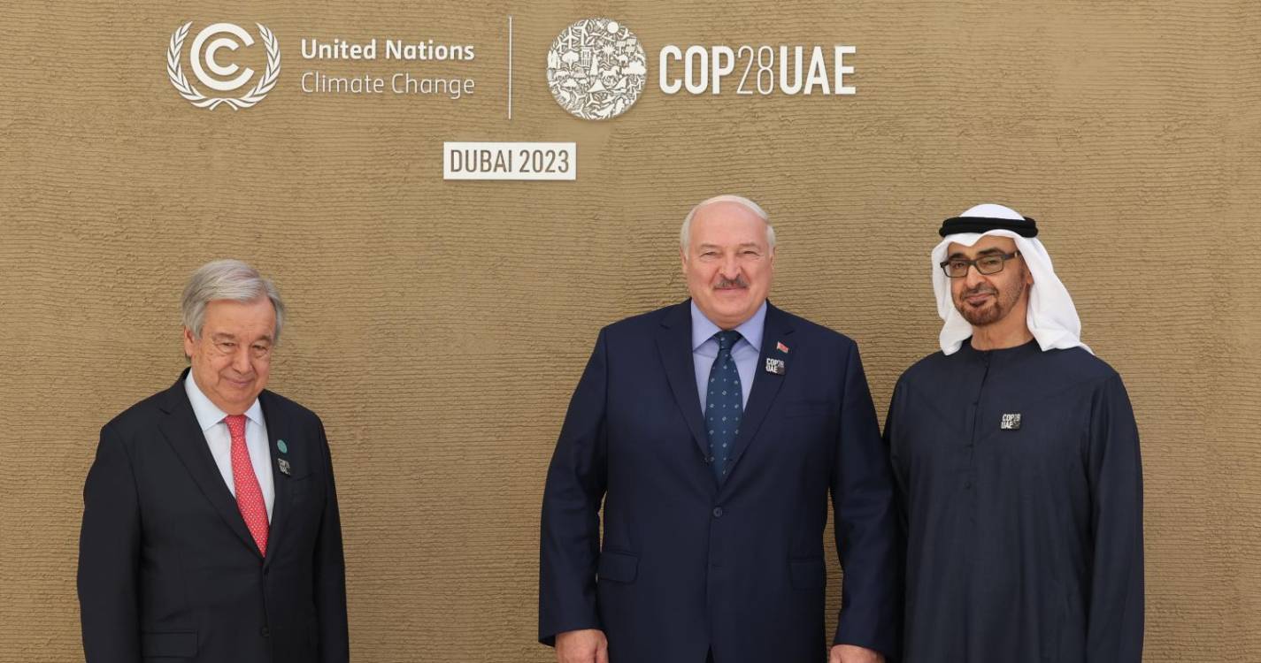 COP28: Três líderes europeus recusam-se a posar com Lukashenko na foto de família