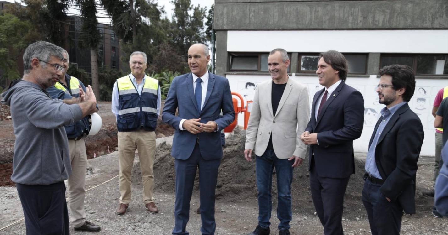 Obras na Escola Gonçalves Zarco ficarão concluídas no primeiro semestre de 2024