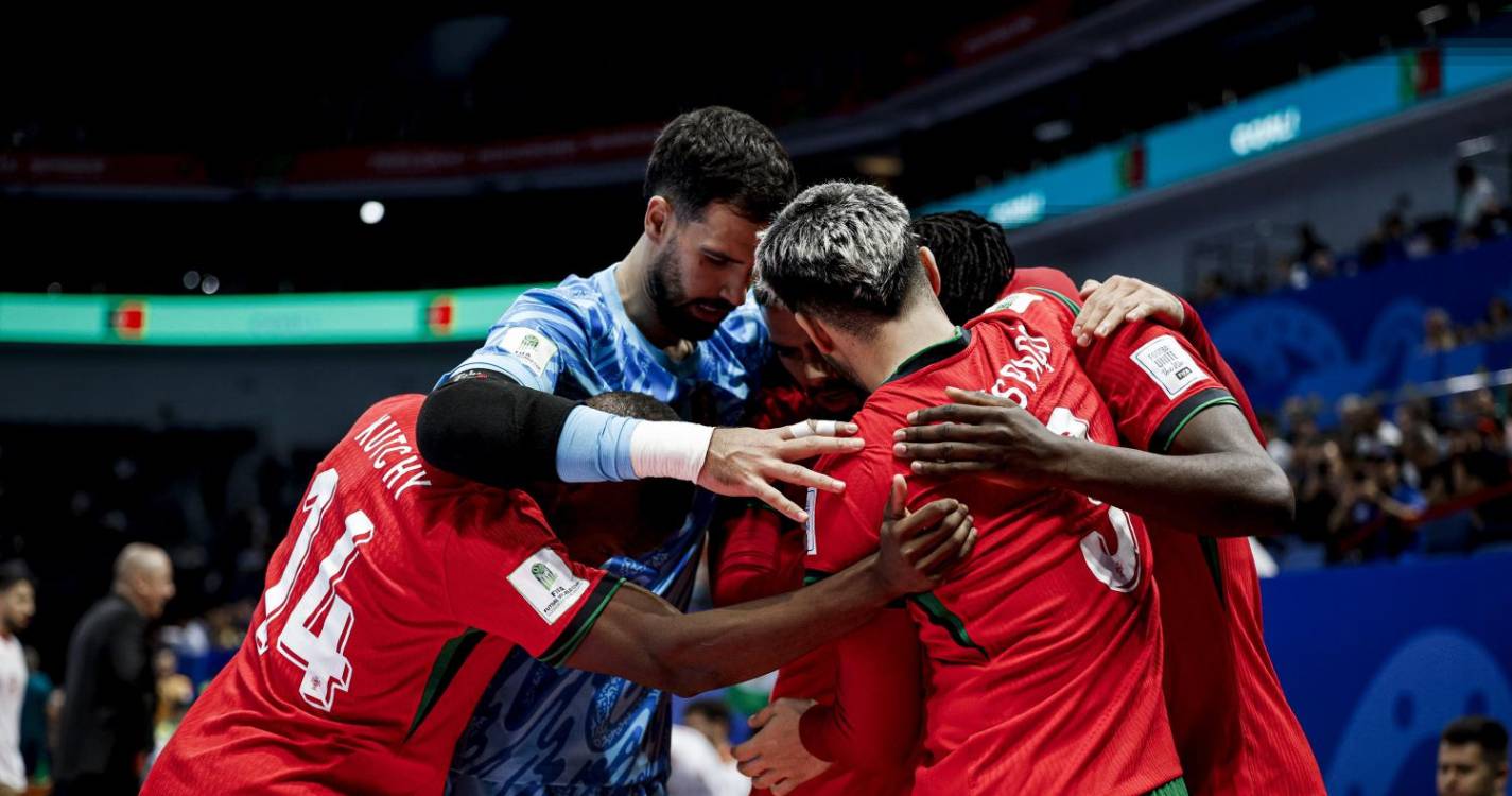 Mundial Futsal: Portugal vence Tajiquistão e garante ‘oitavos’