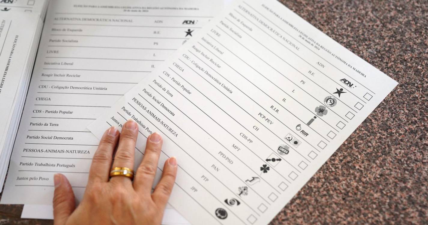 40,52% dos eleitores já exerceram o seu voto na Madeira
