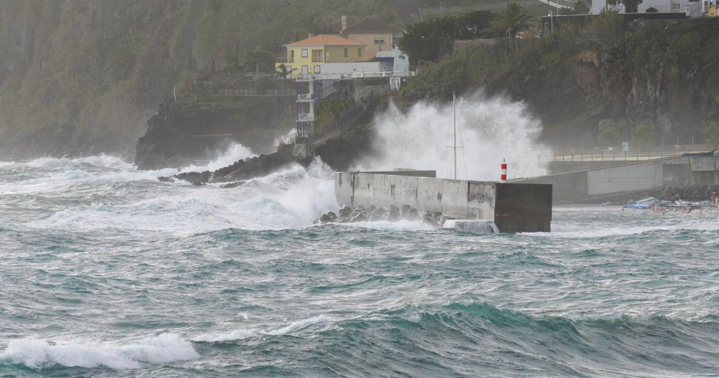 Madeira sob aviso amarelo devido ao mau tempo associado à depressão Garoe