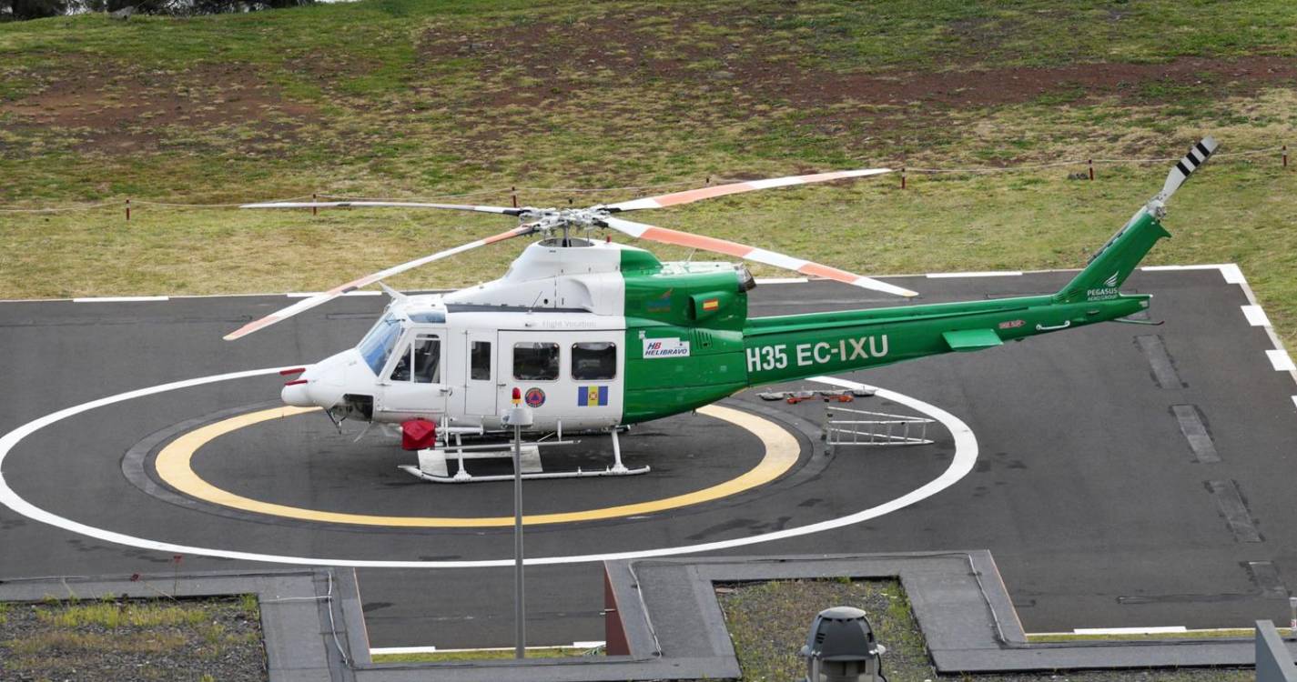 Turista resgatada pelo helicóptero depois de queda nas Achadas da Cruz