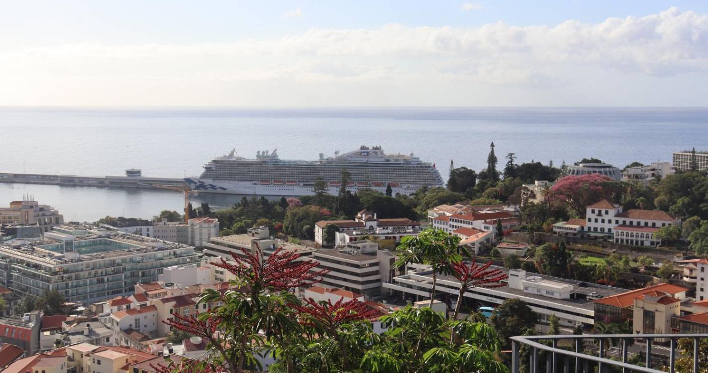 Regal Princess traz à Madeira 4.724 pessoas