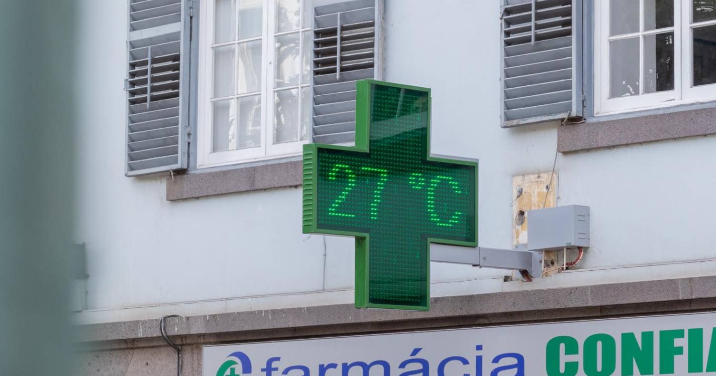 Funchal teve 26 dias com máximas superiores a 25ºC em outubro