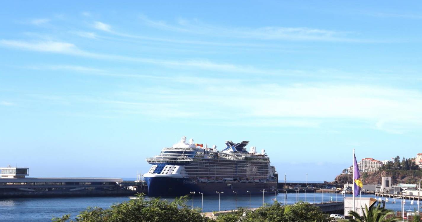 Nove mil pessoas desembarcam no Funchal este fim de semana