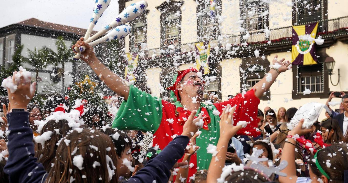 Pai Natal abriu Aldeia Natal no Funchal (com fotos)