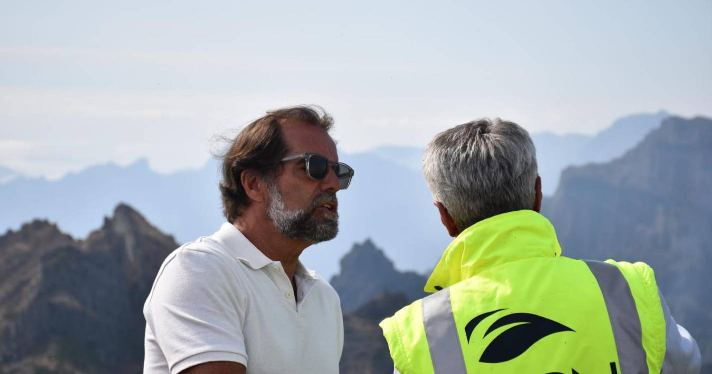 Albuquerque regressa agora ao Pico do Areeiro