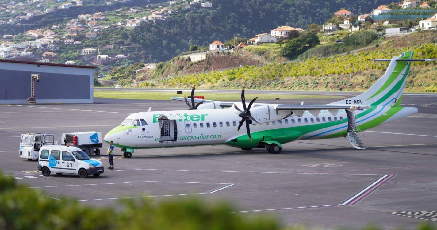 Avião da Binter com destino às Canárias retido devido a avaria técnica