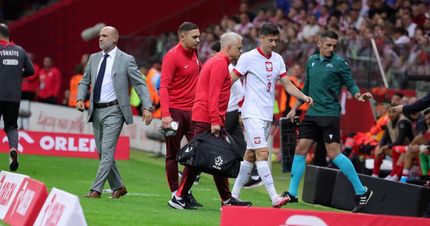 Euro2024: Lesão afasta Lewandowski da estreia da Polónia