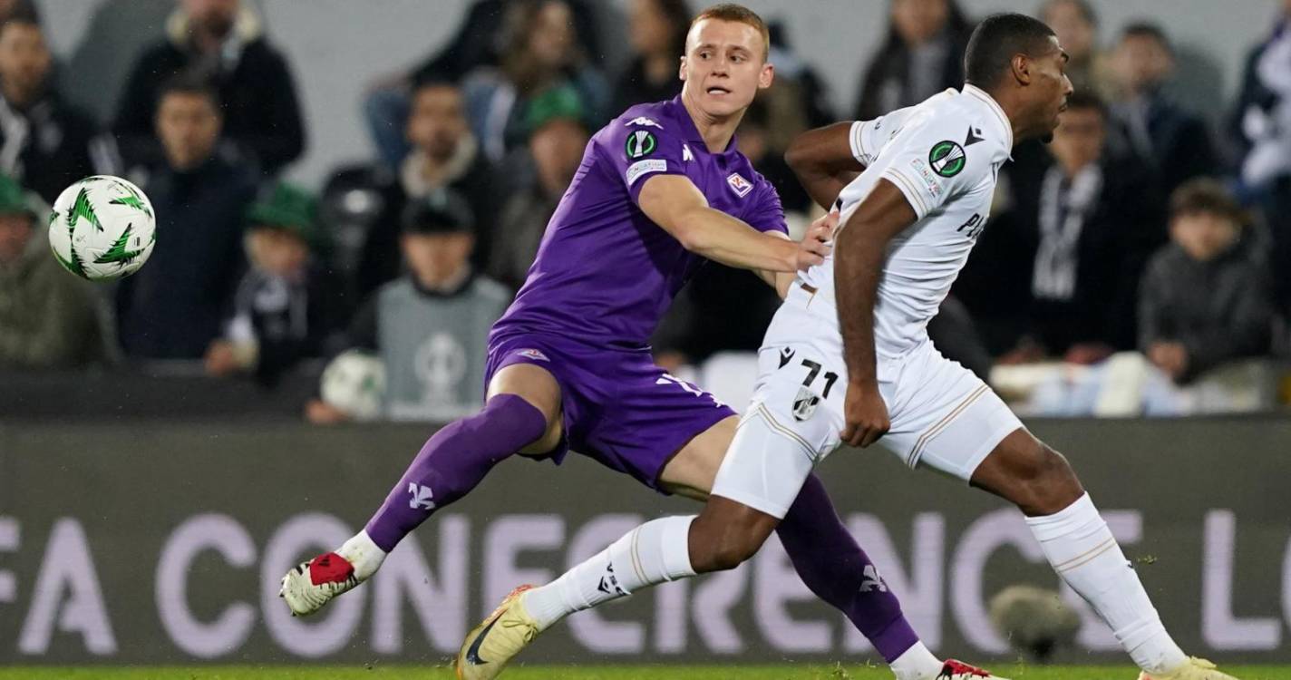 Liga Conferência: V. Guimarães empata com Fiorentina e confirma ‘oitavos’